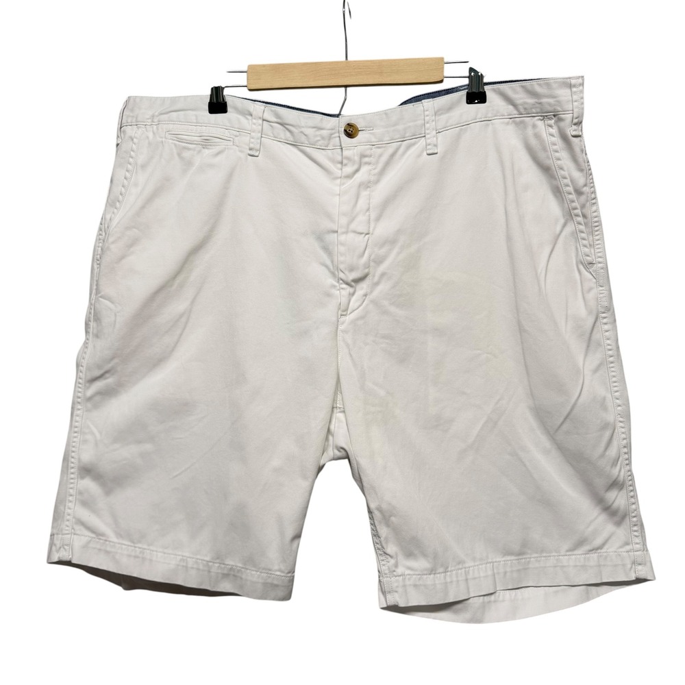 Polo Ralph Lauren Shorts Mens 44 B White Classic Fit Cotton Chino Flat Front